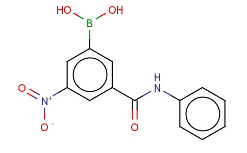 3-(PHENYLAMINOCARBONYL)-5-NITROPHENYLBORONIC ACID
